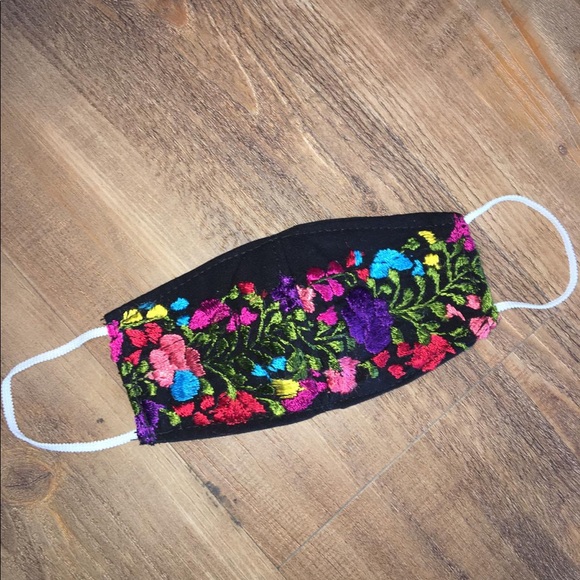 Mexican Handmade Embroidered Face Mask San Antonio - Picture 16 of 16